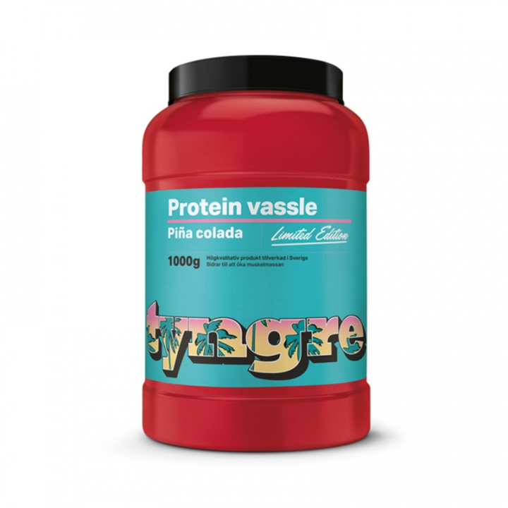 Tjek Tyngre Vassle Limited Edition, 1 kg, Piña Colada ud på SportGymButikken.dk
