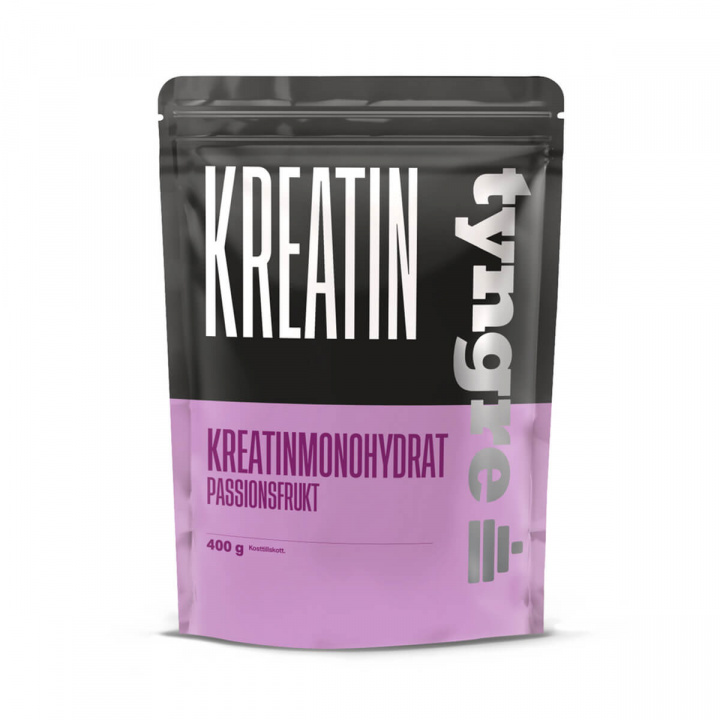 Tjek Heavier Creatine, 400 g, Passionsfrugt på SportGymButikken.dk