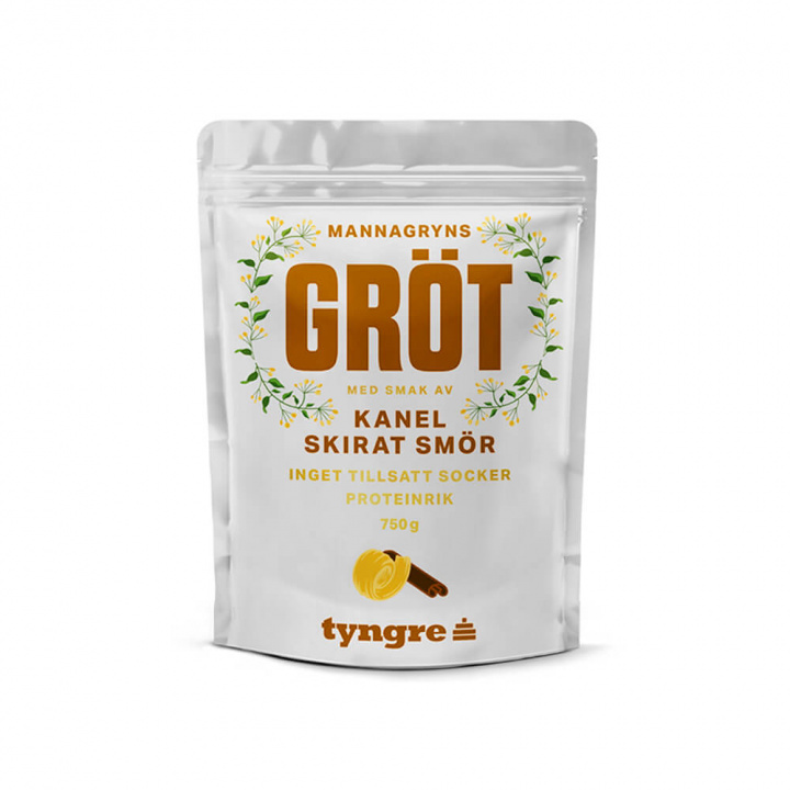 Tjek Heavier Grødblanding, 750 g, Sesamgrød med kanel & klaret smør hos SportGym