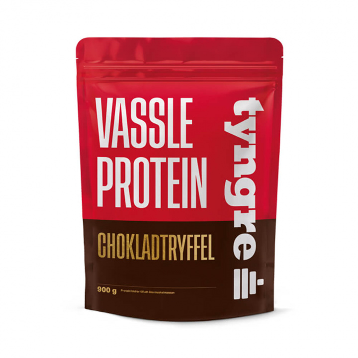 Tjek Heavier Whey, 900 g, Chokoladetrøffel på SportGymButikken.dk