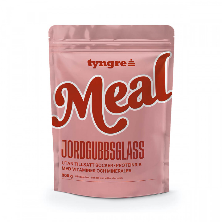 Tjek Tyngre Meal, 900 g, Jordbæris på SportGymButikken.dk