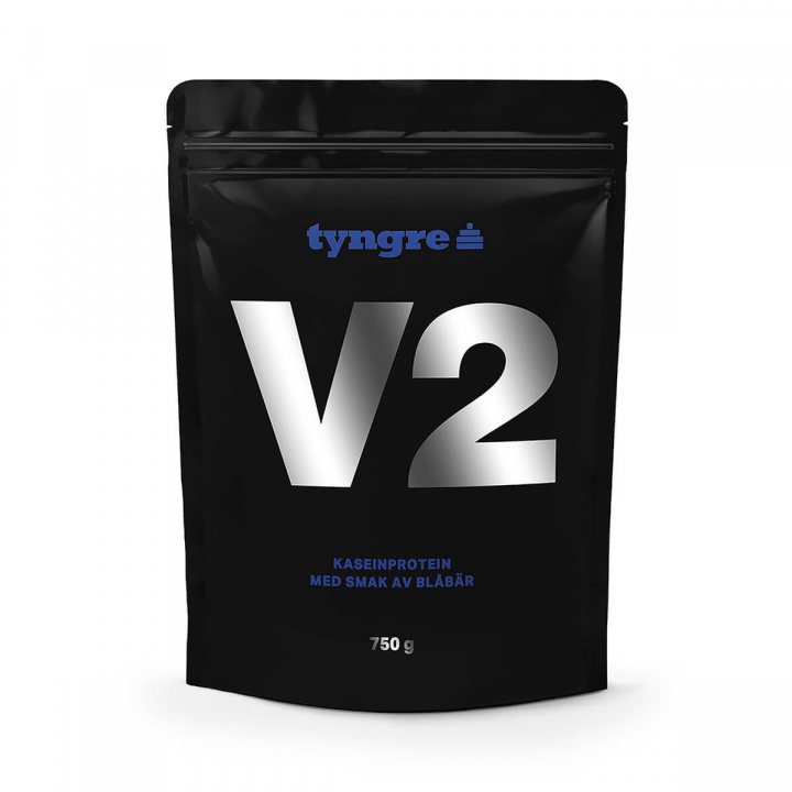 Se Heavy Casein, 750 g, Sampe V2 Blueberry på SportGymButikken.dk