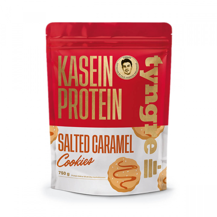 Kasein, 750 g, Salted Caramel Cookies i gruppen Kosttilskud / Proteinpulver / Kasein hos Sportgymbutikken.dk (TY-92275)