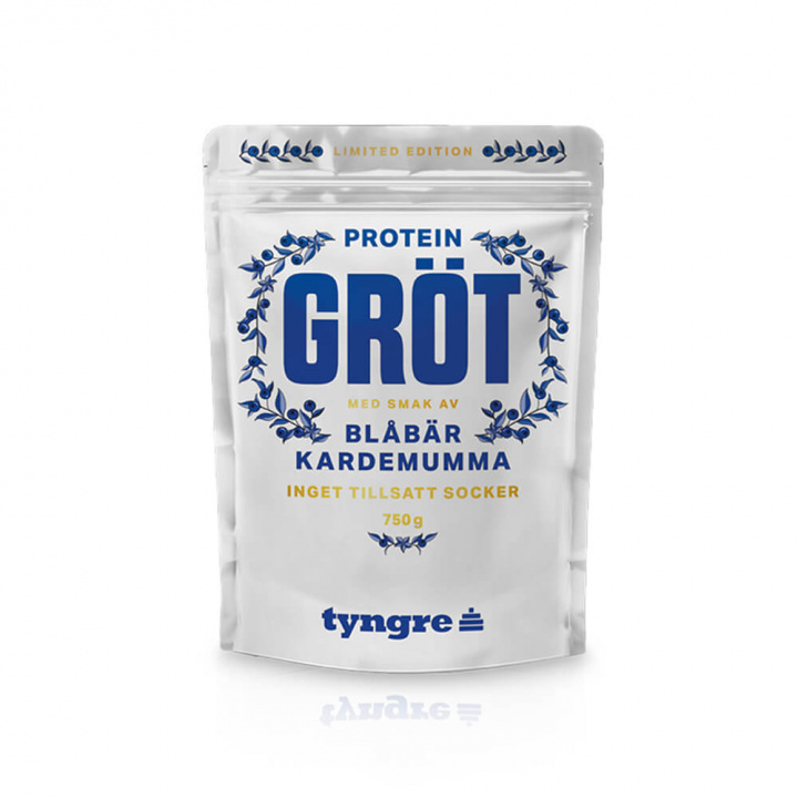 Tjek Tyngre Grötmix LTD, 750 g, Blåbær/Kardemomme på SportGymButikken.dk
