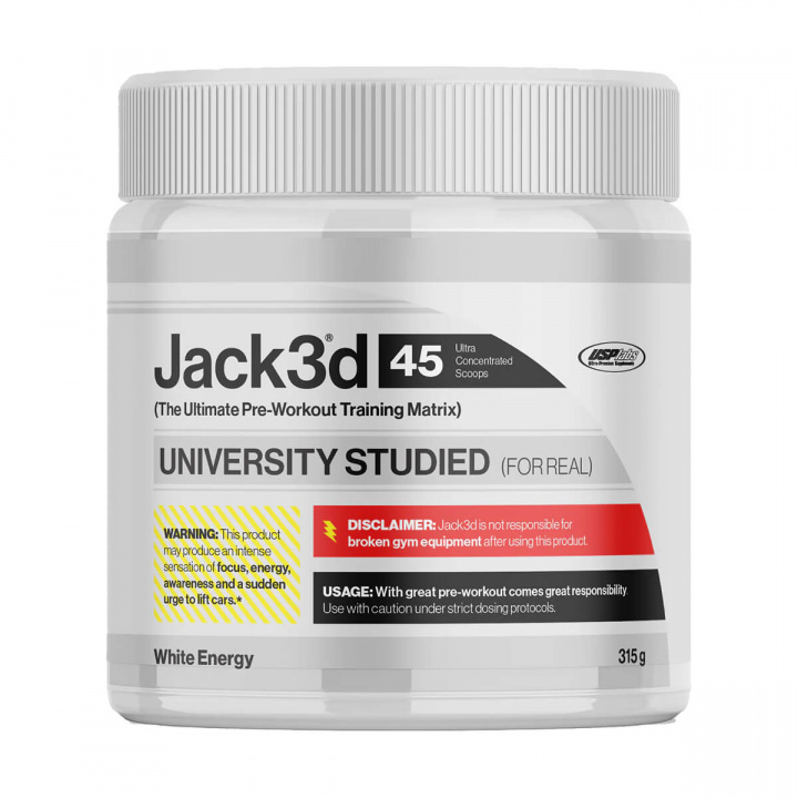 Jack3d Advanced Pre-Workout, 315 g, White Energy i gruppen Kosttilskud / Ytelsesforbedrer & PWO hos Sportgymbutikken.dk (USP-17880)