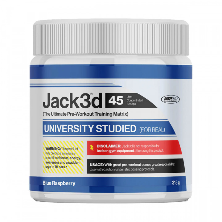 Jack3d Advanced Pre-Workout, 315 g, USP Labs i gruppen Kosttilskud / Ytelsesforbedrer & PWO hos Sportgymbutikken.dk (USP-J3D315r)