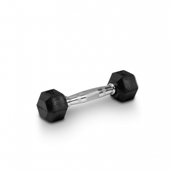 Tjek Hex håndvægtgummi, 1 kg på SportGymButikken.dk