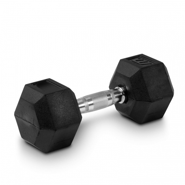 Tjek Hex håndvægtgummi, 22,5 kg på SportGymButikken.dk