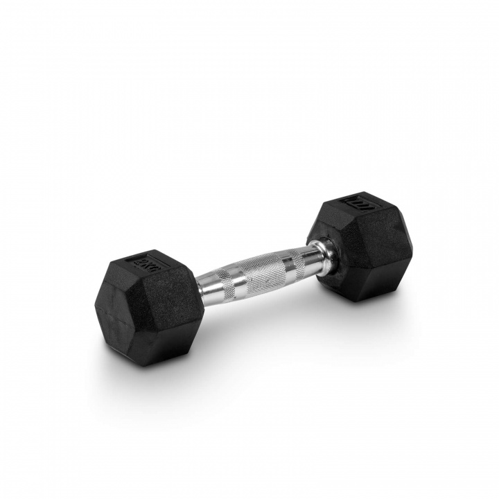 Tjek Hex håndvægtgummi, 2 kg på SportGymButikken.dk