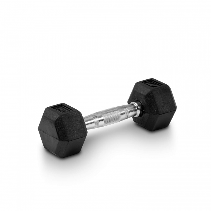 Tjek Hex håndvægtgummi, 3 kg på SportGymButikken.dk