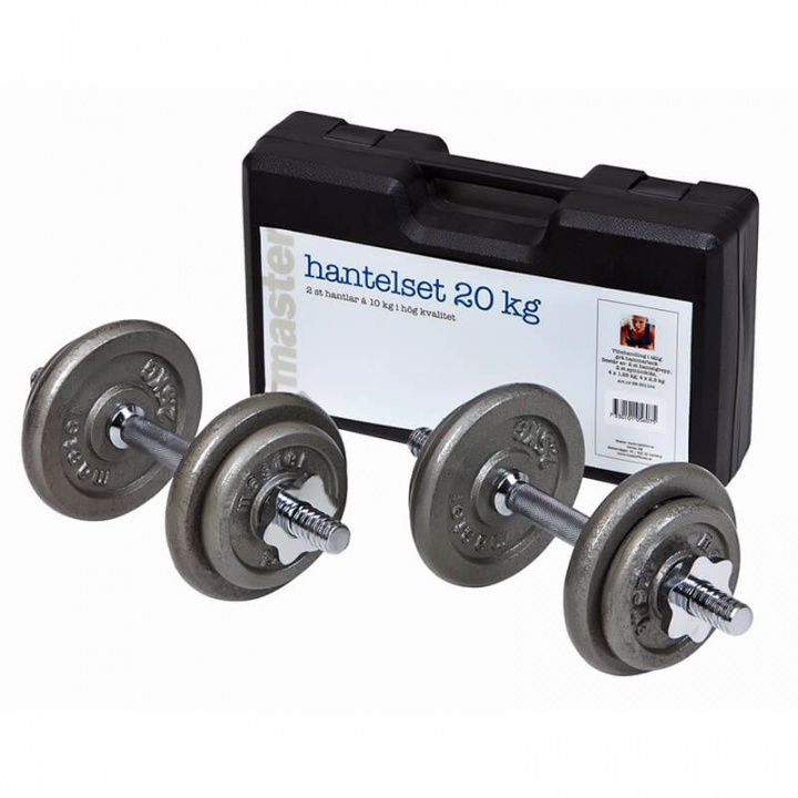 Tjek håndvægtssættet 20 kg, Master på SportGymButikken.dk
