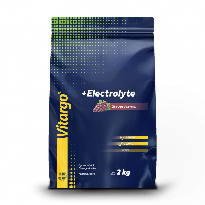 Tjek +Electrolyte, 2 kg, Druer på SportGymButikken.dk