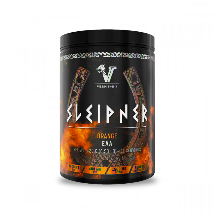 Viking Power, Sleipner EAA Orange, 420g i gruppen Kosttilskud / Aminosyrer hos Sportgymbutikken.dk (VP-15601-O)