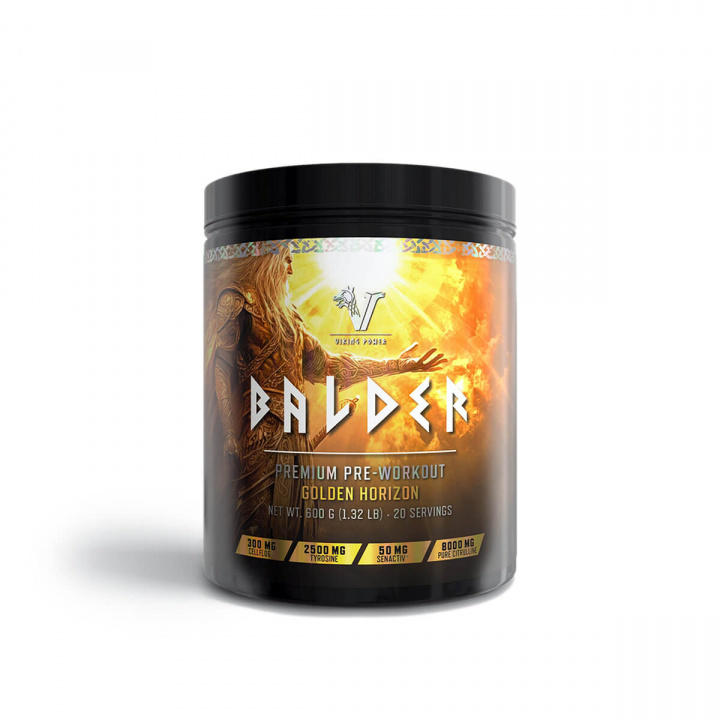 Viking Power Balder PWO, 600 g, Golden Horizon i gruppen Kosttilskud / Ytelsesforbedrer & PWO hos Sportgymbutikken.dk (VP-17073-GH)