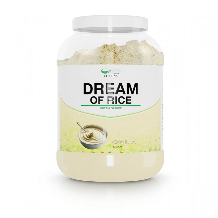 Dream of Rice, 1 kg, Vanilla i gruppen Kosttilskud / Kulhydrater hos Sportgymbutikken.dk (VT-DR1V)