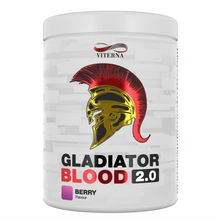 Tjek Gladiator Blood 2.0, 460 g, Berry Mix på SportGymButikken.dk