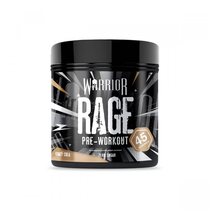 Warrior, Rage PWO Cola, 392g i gruppen Kosttilskud / Ytelsesforbedrer & PWO hos Sportgymbutikken.dk (WR-G678-KC)